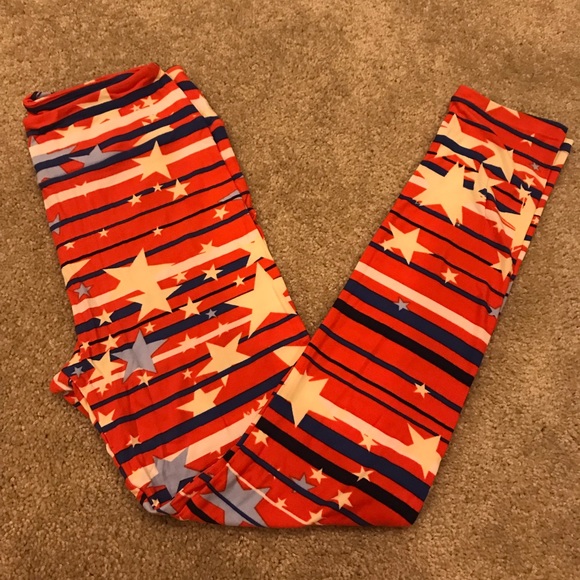 Lularoe Os Americana leggings NWT - Picture 1 of 2